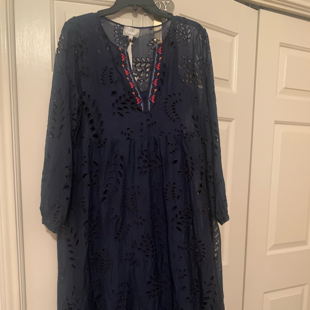 Johnny was jade dress size L in navy blue